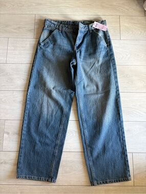 Target Women's Straight Leg Jeans in Faded Blue